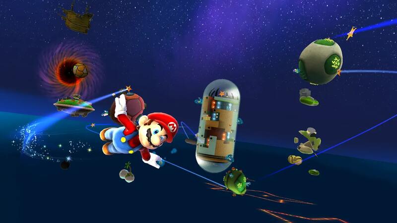 Screenshot of Super Mario Galaxy
