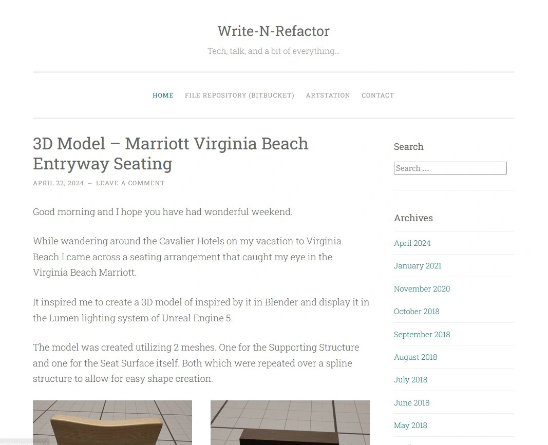 Write-N-Refactor website image
