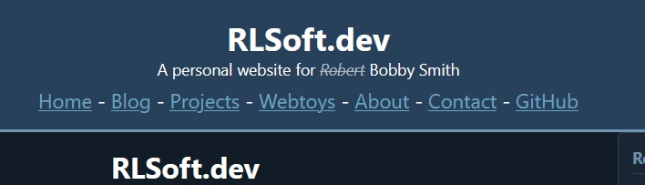 The Header Before Cleanup