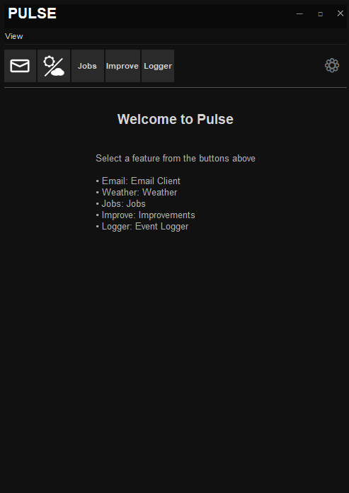 Pulse client screenshot
