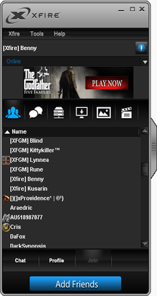 Xfire Wikipedia screenshot