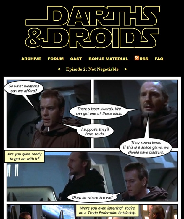 Darths and Droids